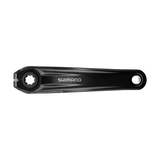 Braccio Manovella Sinistro Shimano FC-E8000 Asse Scanalato 24mm Nero