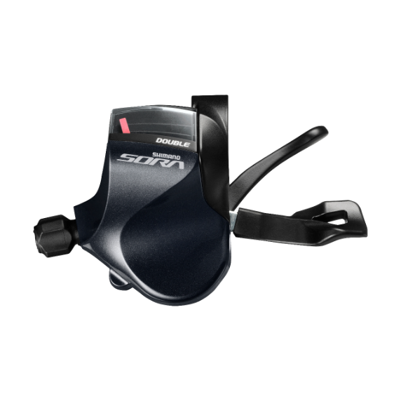 Mando Cambio Izquierdo Shimano Sora SL-R3000 2v Visor Manillar Plano Negro
