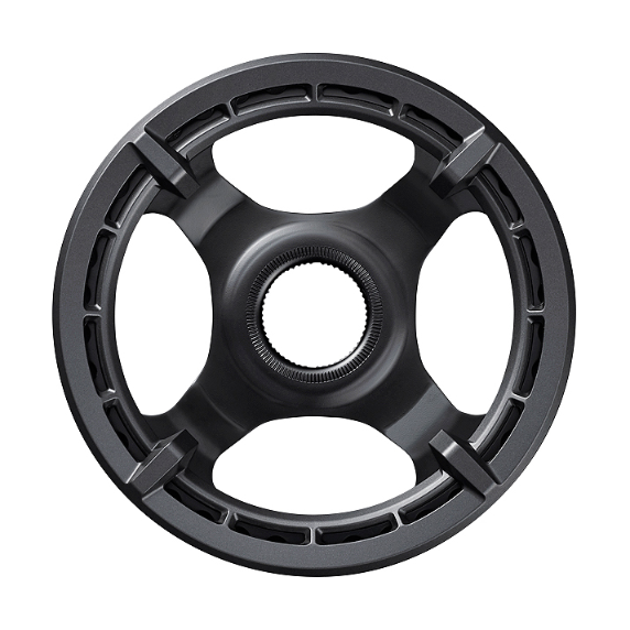 Plato Shimano Steps SM-CRE61 Guia Cadena 2x Negro