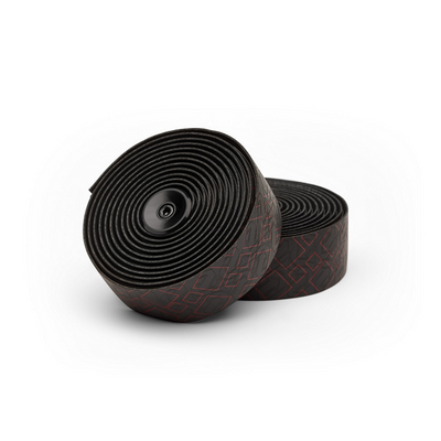 Cinta Manillar PRO Peaked Team 2.5mm Black Red PU