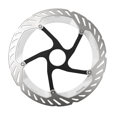 Disco Freno Shimano RT-CL800 Center Lock Ice Technologies Freeza Anillo Cierre Interno Imán Plata/Negro