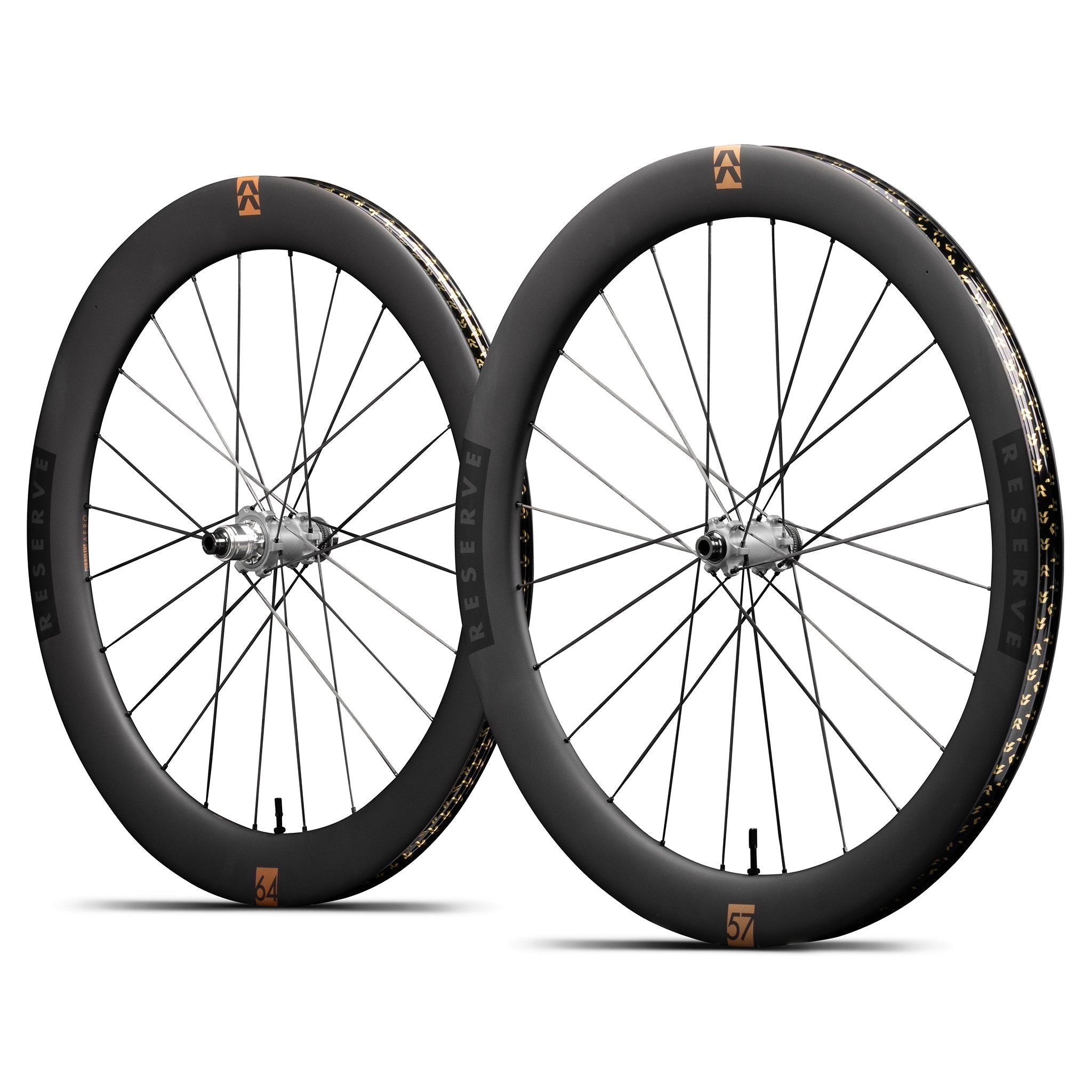 Juego Ruedas Carretera Reserve 57/64 SL Turbulent Aero Tune Pico Carbon Spoke XDR/HG-EV Center Lock Negro