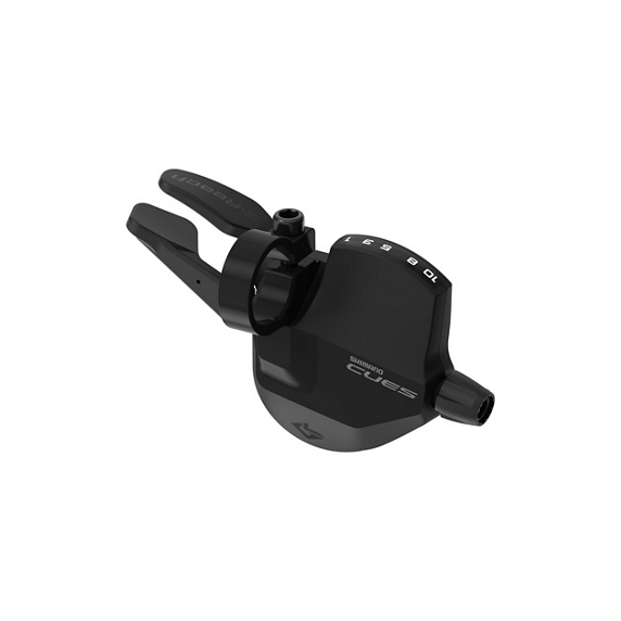 Mando Cambio Derecho Shimano CUES SL-U6050-10RSET Abrazadera Rapidfire Plus 10v Optical Gear Display Negro