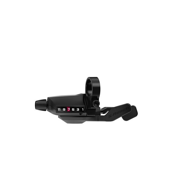 Mando Cambio Derecho Shimano CUES SL-U6050-11RSET Abrazadera Rapidfire Plus 11v Optical Gear Display Negro #2