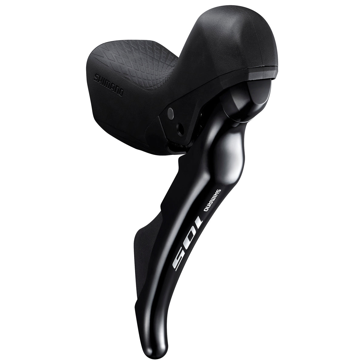Kit Freno Disco Hidráulico Shimano 105 BR-R7020/ST-R7070 Trasero/Derecho Resina Aletas Sin Adaptador Latiguillo 1700mm Negro