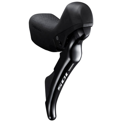 Kit Freno Disco Hidráulico Shimano 105 BR-R7020/ST-R7070 Trasero/Derecho Resina Aletas Sin Adaptador Latiguillo 1700mm Negro