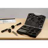 VAR Bottom Bracket Tool Kit 14 Sockets per E-Bike Nero