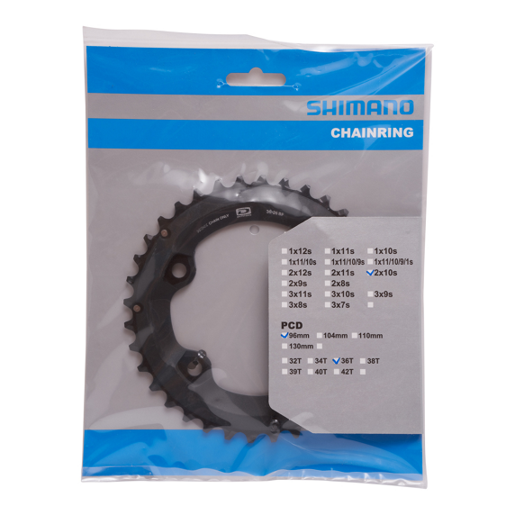 Plato Shimano Deore FC-M6000-2/FC-M6000-B2/FC-MT500-2/FC-MT500-B2 Negro #2