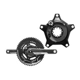 Quarq DZero 110 BCD DUB 52/36t Carbon Power Meter Crankset Senza MoviUominito Centrale 170mm Nero