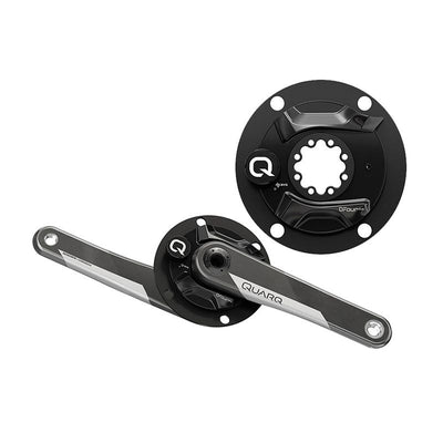 Juego Bielas Potenciómetro Quarq DFour 110 Bcd Dub Carbono Shimano Sin Cazoletas 172.5mm Negro