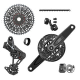 Sram X0 T-Type Eagle AXS Electronic Group E-MTB Bosch Isis 160mm 36t 1x12s Nero