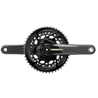 Juego Bielas/Platos Sram Force D2 Dub Direct Mount 50/37d 12v Carbono Sin Cazoletas Gris/Iridiscente