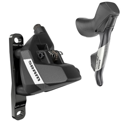 Maneta Freno/Cambio Sram Apex AXS D1 Derecha Pinza Trasera Flat Mount 20mm Offset 2000mm Aluminio Negro