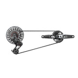 Sram X0 T-Type Eagle V2 Transmission AXS Wide DUB Pod DM 175mm 32t Nero