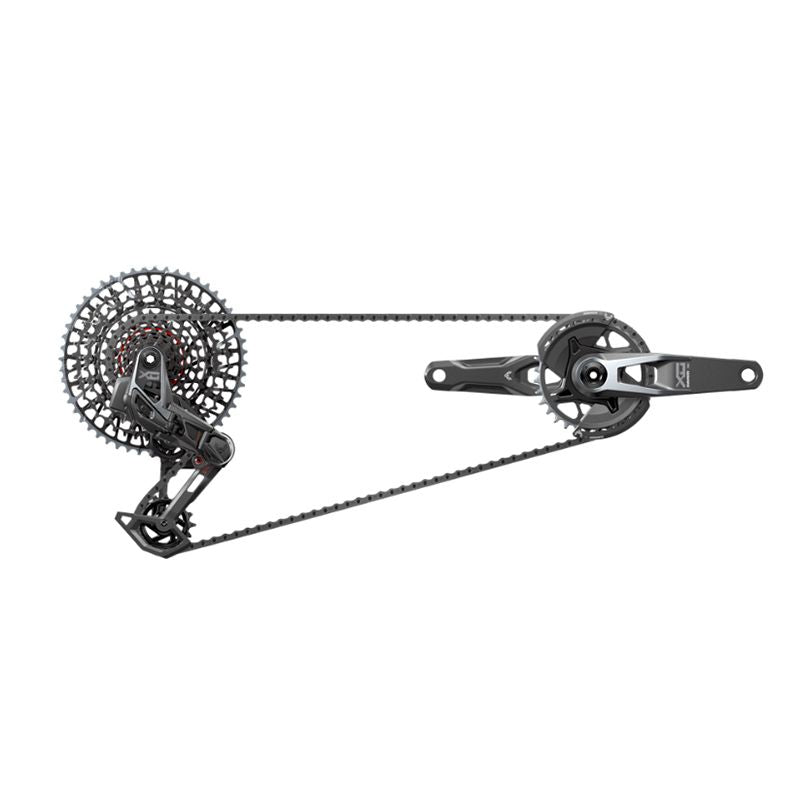 Grupo Electrónico Sram X0 T-Type Eagle V2 Transmission AXS Wide DUB POD DM 175mm 32d Negro