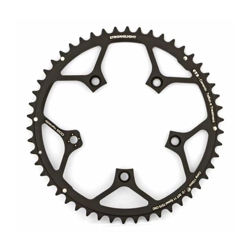 Plato Stronglight CT2 110mm Adaptable Campagnolo 11v Negro