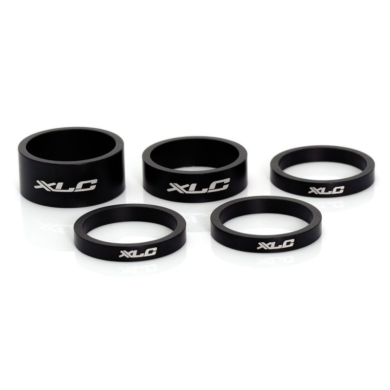 Alargadores Direccion A-Head XLC AS-A02 Set 5 1-1/8 Negro Mate