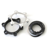 XLC BR-X62 Adattatore Center Lock per Rotori a 6 Viti Nero/Argento