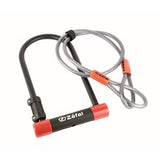 Zefal U-Lock Steel 13mm + Cable 10mmx120cm Nero