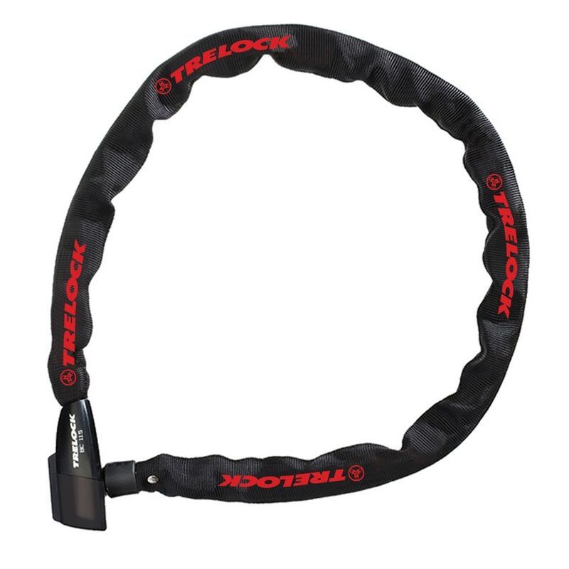 Candado Cadena Trelock S/Soporte 110cmx4mm Negro