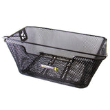 Basil Capri Flex Cestino Posteriore con Maniglia 42x33x19cm Acciaio Nero