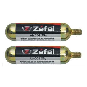 Blister 2 Cartuchos Aire Zefal CO2 25g Rosca