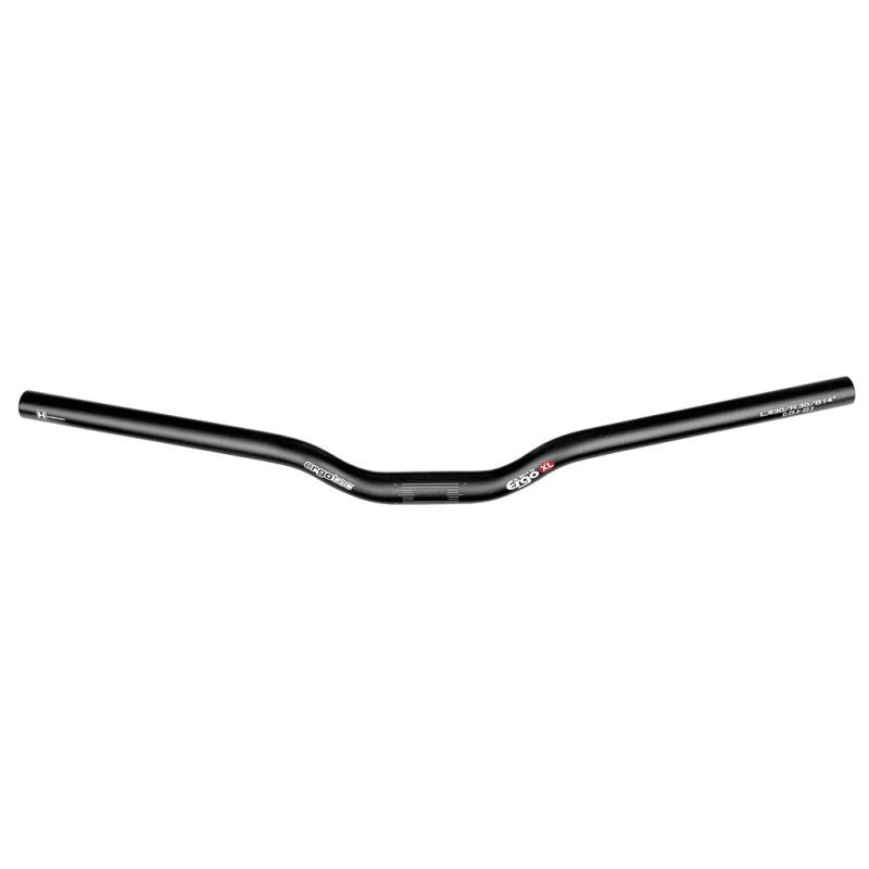 Manillar Ergotec Ergo XL 630mm Altura 30mm 14º Aluminio Negro Mate
