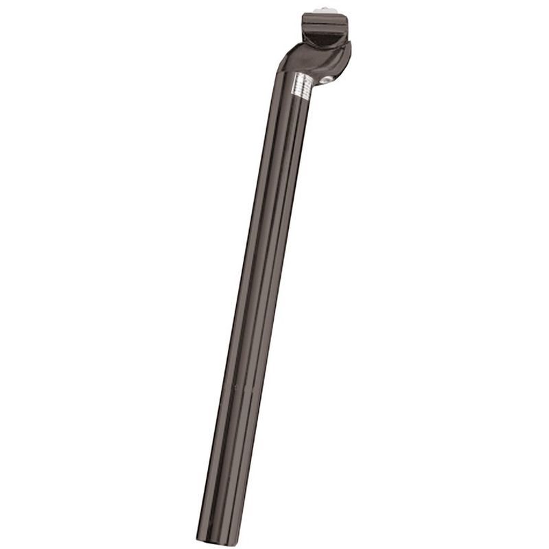 Tija Sillín Ergotec Patent Cnc 350mm 18mm Offset Aluminio Negro