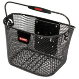 Klickfix Mini M Cestino Anteriore a Rete 29x20x19cm Nero