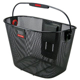 Klickfix Cestino Anteriore Fine Mesh Senza Adattatore 16L Nero