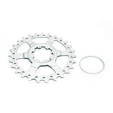 Miche 11v Campagnolo Ultimo Pignone Argento