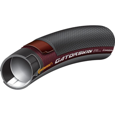 Neumático Tubular Continental Sprinter Gatorskin 700 Skin Negro