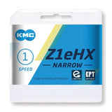 KMC Z1 EHX EPT Chain 128 Links 1s Grigio