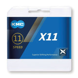 KMC X11 Catena 118 Maglie 11v Silver/Nero