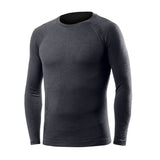 Biotex Merino Maglia Base Layer Manica Lunga Grigia