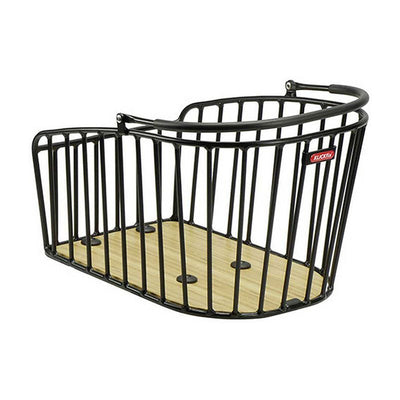 Cesta Trasera Klickfix GT Racktime 21L 42x28x25cm Aluminio Negro/Marrón