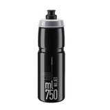 Borraccia Elite Jet Plus Nera Logo Grigio 750ml