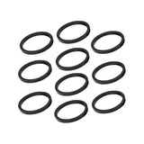 Deda Set Distanziali Manubrio 1-1/8" 3mm 10 pz Nero Alluminio