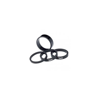 Set Espaciadores Deda Tubo Dirección 1-1/8 10mm 10u Aluminio Negro