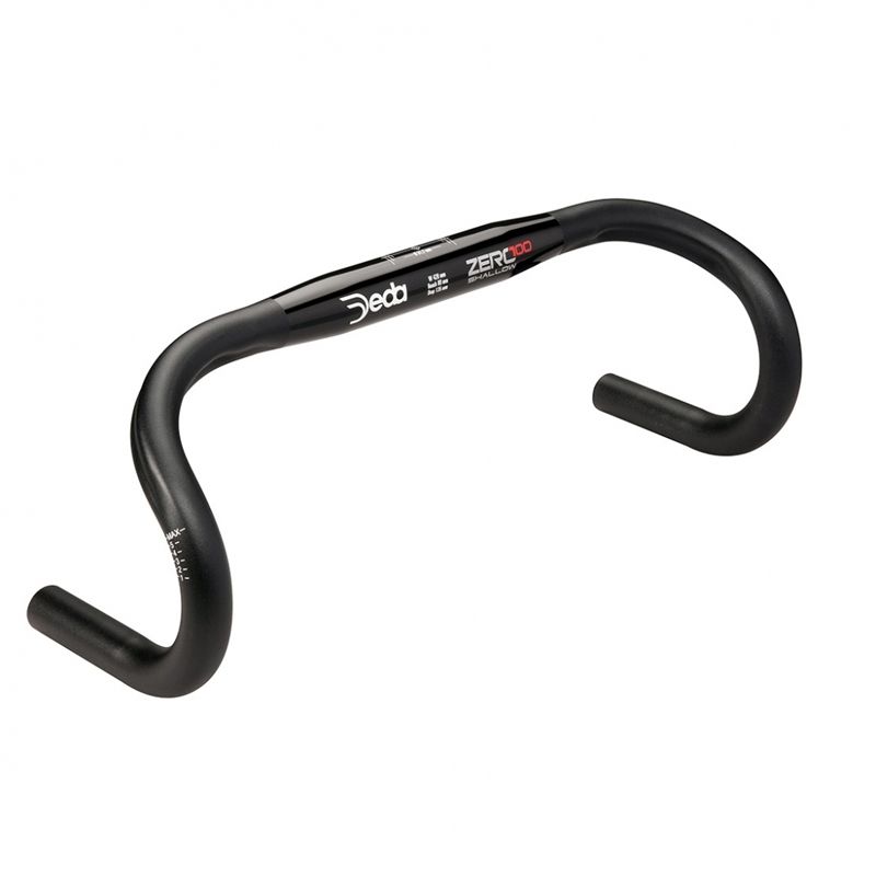 Manillar Deda Zero100 Shallow Di2 31.7 Aluminio Negro