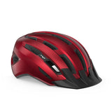 Casco Met Downtown Rosso Glow