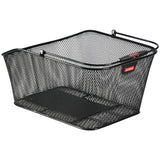 Klickfix City 2 Cestino Posteriore Rete Stretta 40x20x30cm Nero
