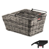 Klickfix Structura GT Clip Cestino Posteriore Intrecciato 18L 44x24x20cm Grigio