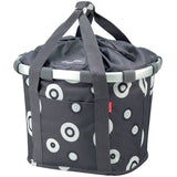 Klickfix Reisenthel Anteriore Bag 35x28x26cm Anthracite/Circles