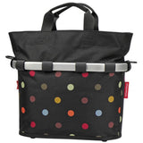 Klickfix Reisenthel Anteriore Basket 34x31x17.5cm Nero/Dots