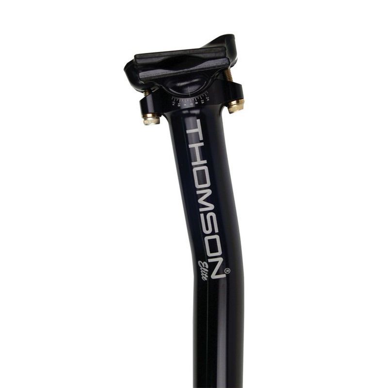 Tija Sillín Thomson Elite 410mm 16mm Offset Aluminio Negro