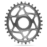 Absolute Nero Oval Direct Mount Shimano XTR Aluminum Grigio