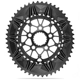 Absolute Nero Chainset Oval Direct Mount Cannondale Hollowgram 2x11s Alluminio Nero