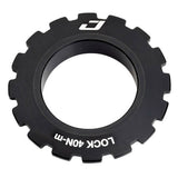 Jagwire Center Lock Anello di Bloccaggio Freno a Disco Assali Esterni 9/12mm Alluminio Nero
