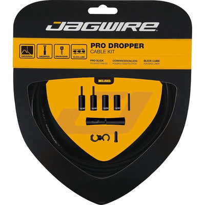Kit Cable/Funda Jagwire Pro Tija Telescópica 0.8x2000mm/3.0x1700mm Negro